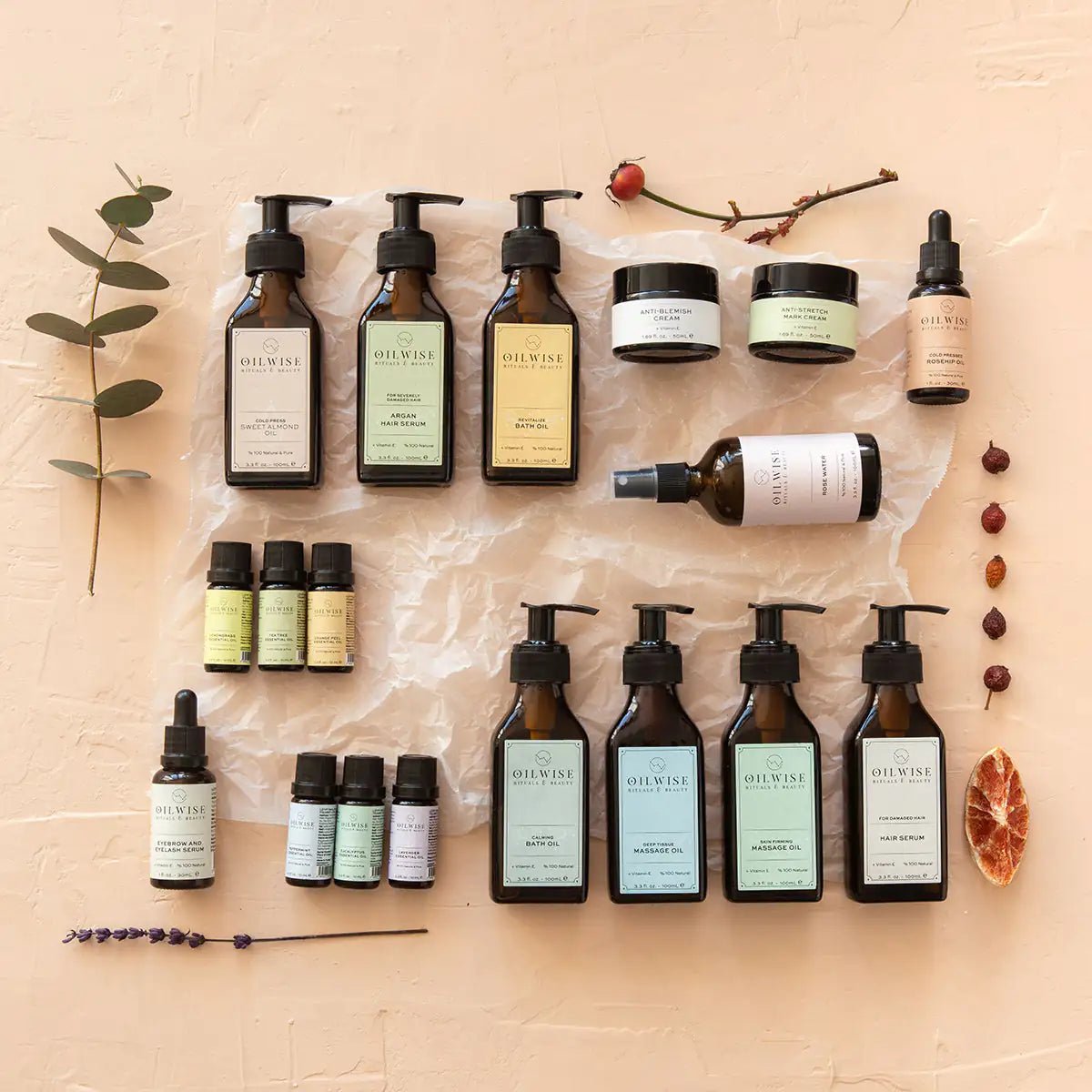 Oilwise Nourish Lock Hair Serum with Natural Oils - GNS Beauty & Personal Care