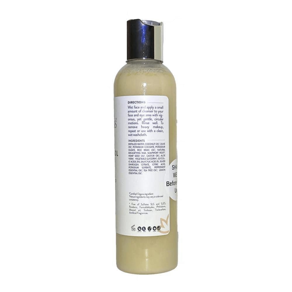 Organic Acne Cleanser with Hemp Seed Oil | Face & Body - GNS Beauty & Personal Care