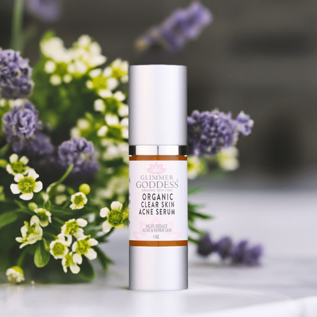 Organic Acne Serum for Clear, Balanced Skin by Glimmer Goddess - GNS Beauty & Personal Care