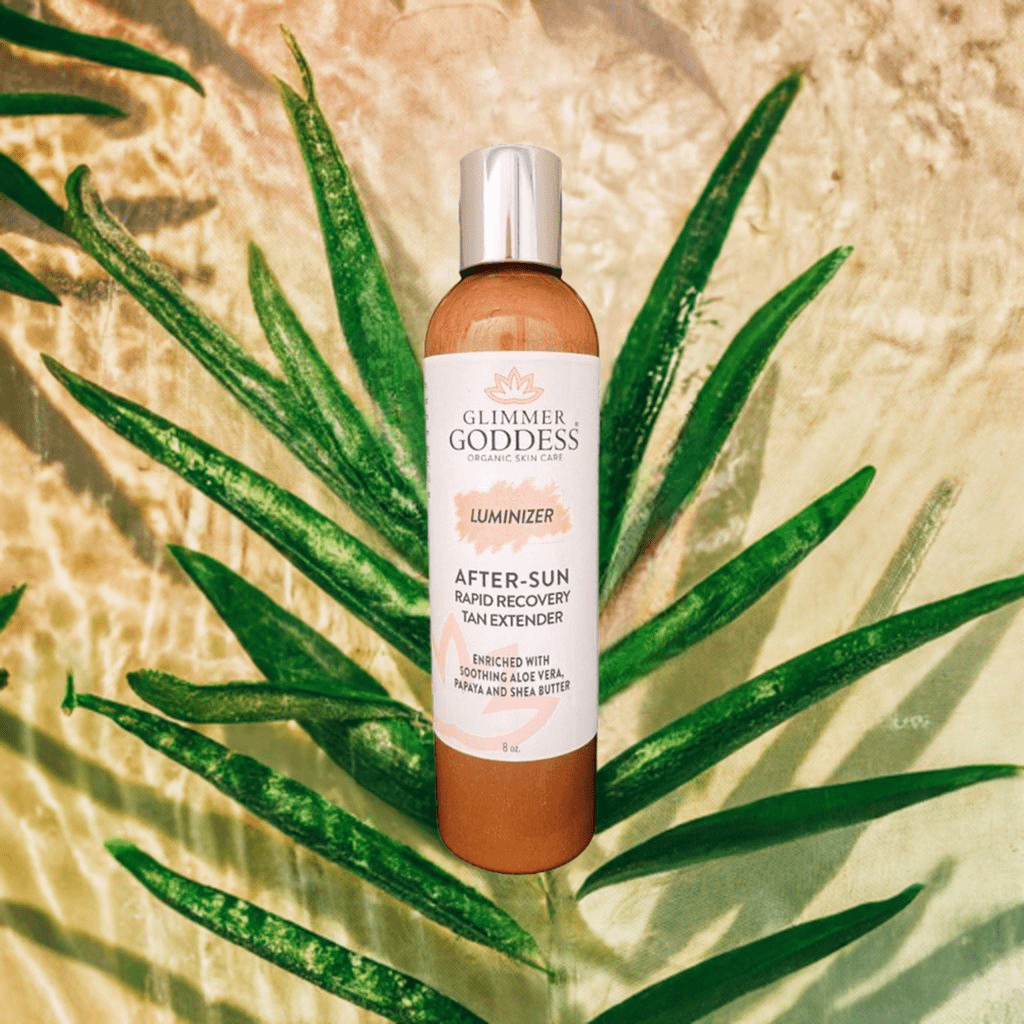 Organic After Sun Lotion & Tan Extender + Luminizing Shimmer - GNS Beauty & Personal Care