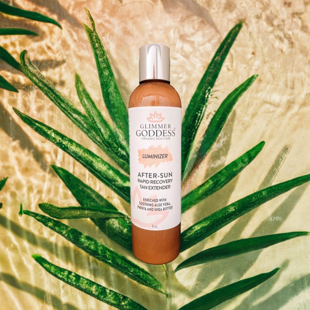 Organic After Sun Lotion & Tan Extender + Luminizing Shimmer - GNS Beauty & Personal Care