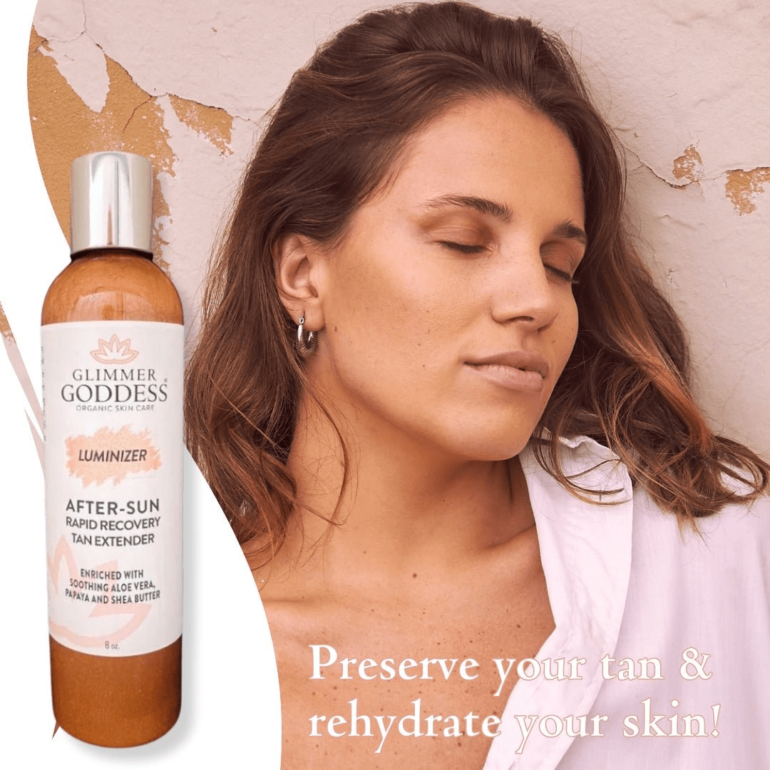 Organic After Sun Lotion & Tan Extender + Luminizing Shimmer - GNS Beauty & Personal Care