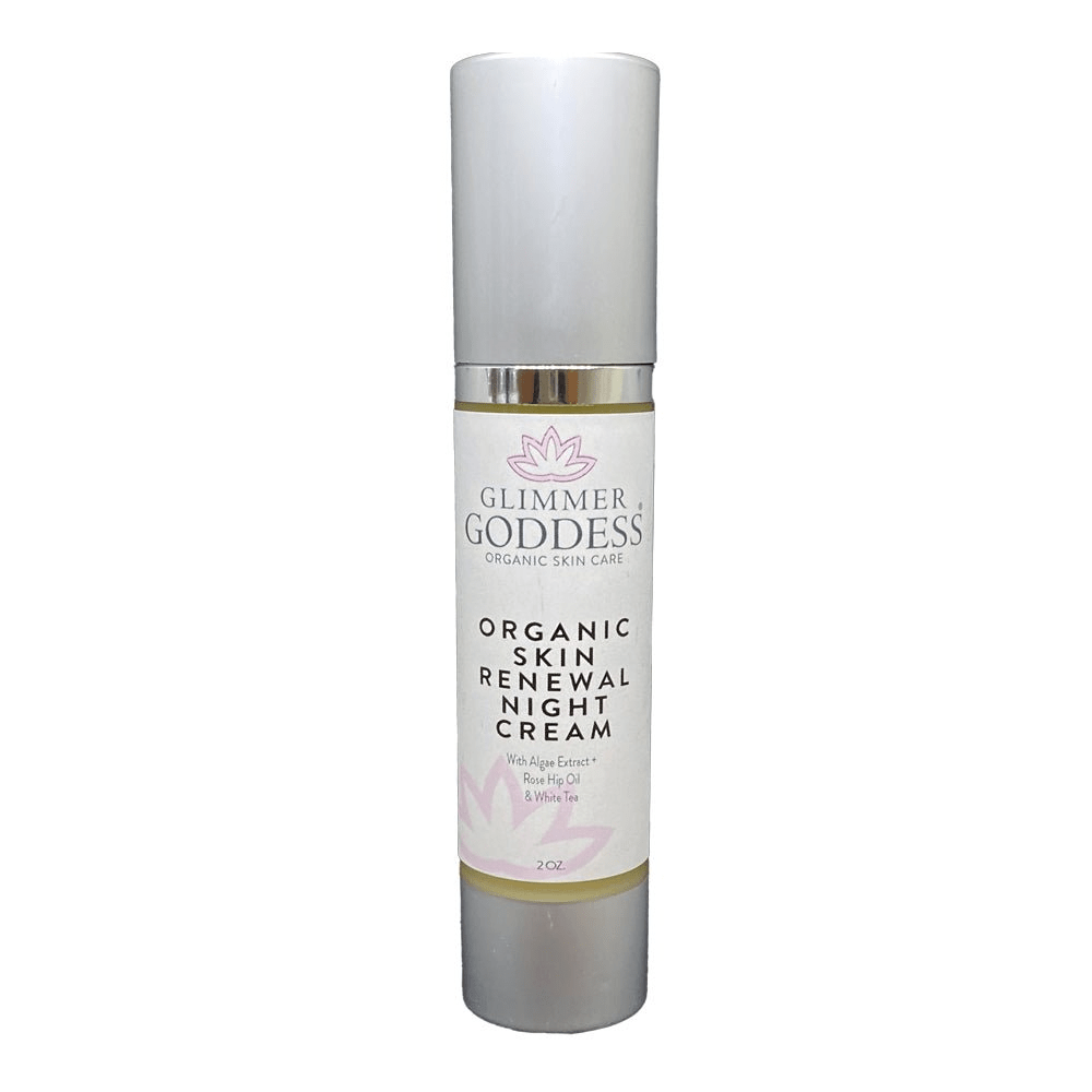 Organic Anti Aging Night Cream by Glimmer Goddess for Firm, Hydrated Skin - GNS Beauty & Personal Care