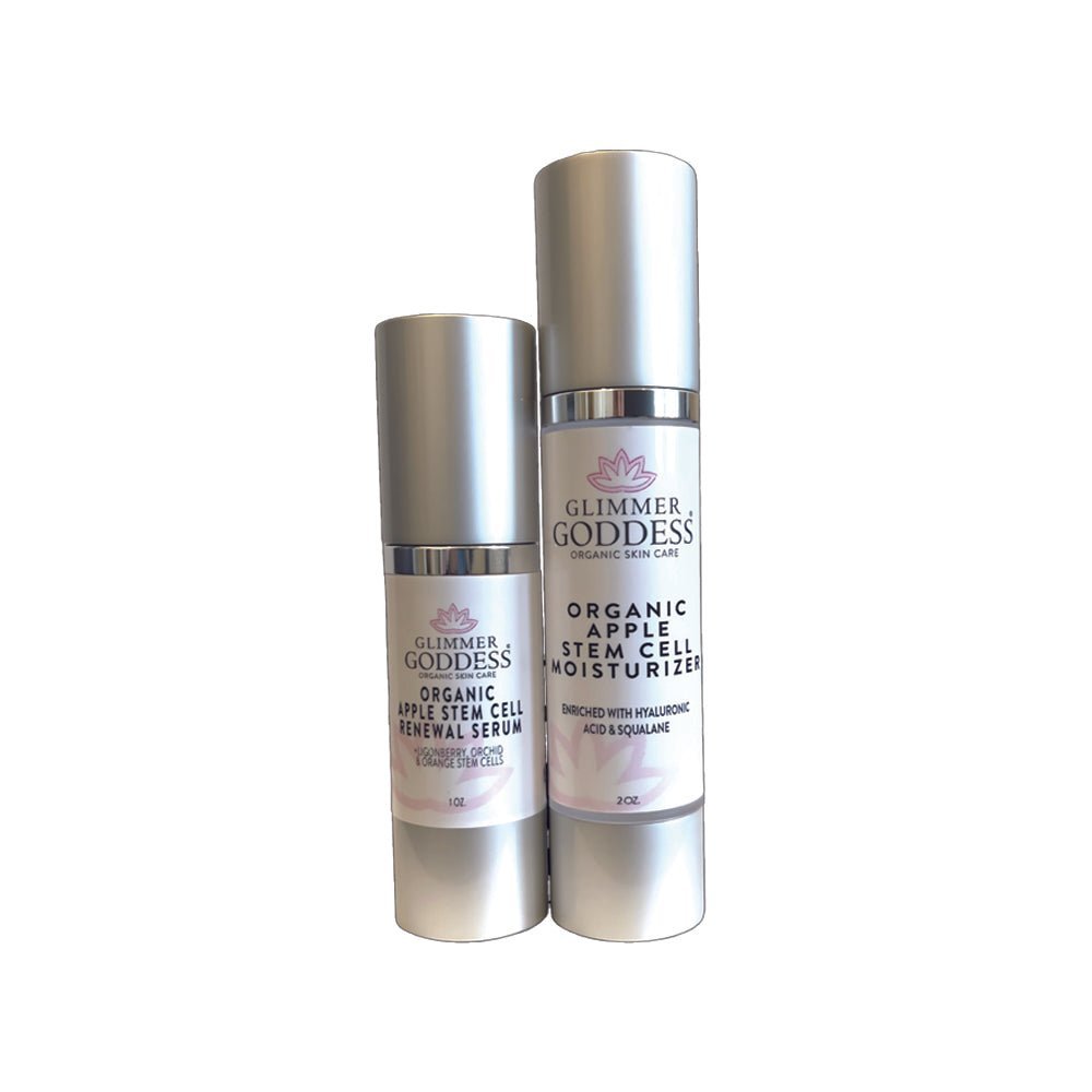 Organic Apple Stem Cell Anti - Aging Duo | Hydrating Serum & Moisturizer for Firm, Radiant Skin - GNS Beauty & Personal Care