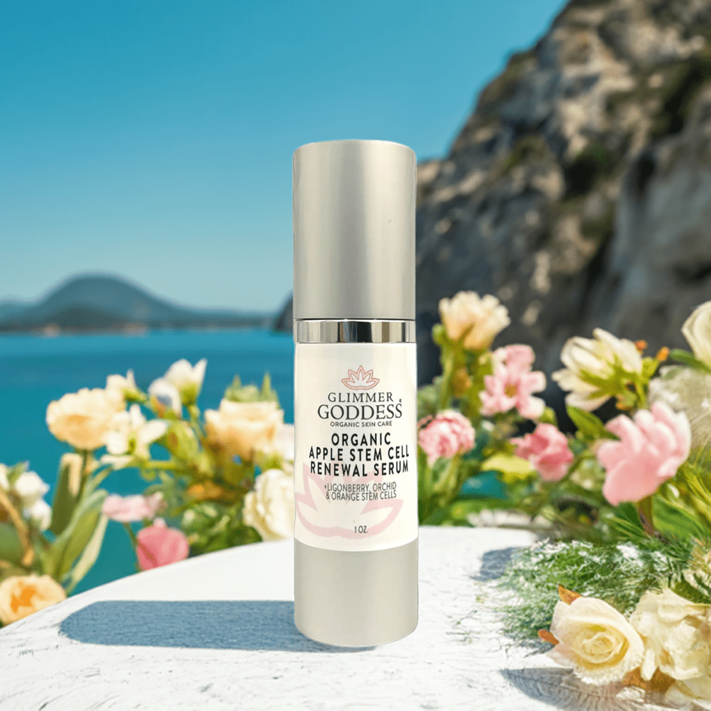 Organic Apple Stem Cell Anti - Aging Serum | Lingonberry, Orchid & Orange Stem Cells for Hydration & Wrinkle Defense - GNS Beauty & Personal Care
