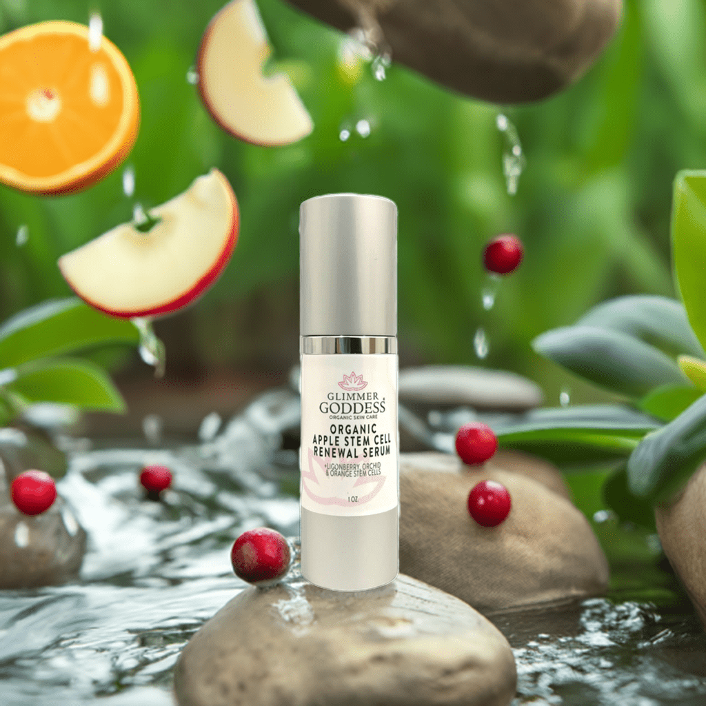 Organic Apple Stem Cell Serum for Anti - Aging | Lingonberry, Orchid & Orange Stem Cells for Hydration & Wrinkle Defense - GNS Beauty & Personal Care