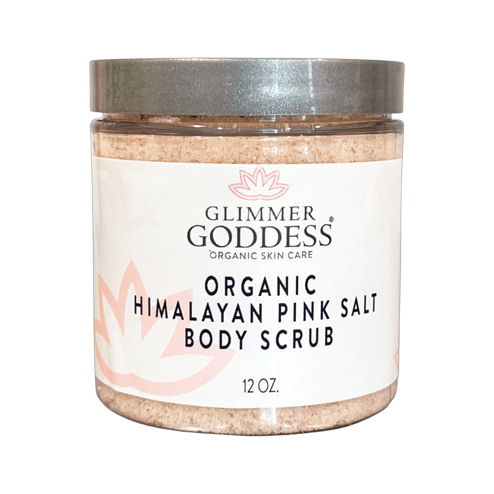 Organic Body Butter & Pink Salt Scrub Gift Set by Glimmer Goddess - GNS Beauty & Personal Care
