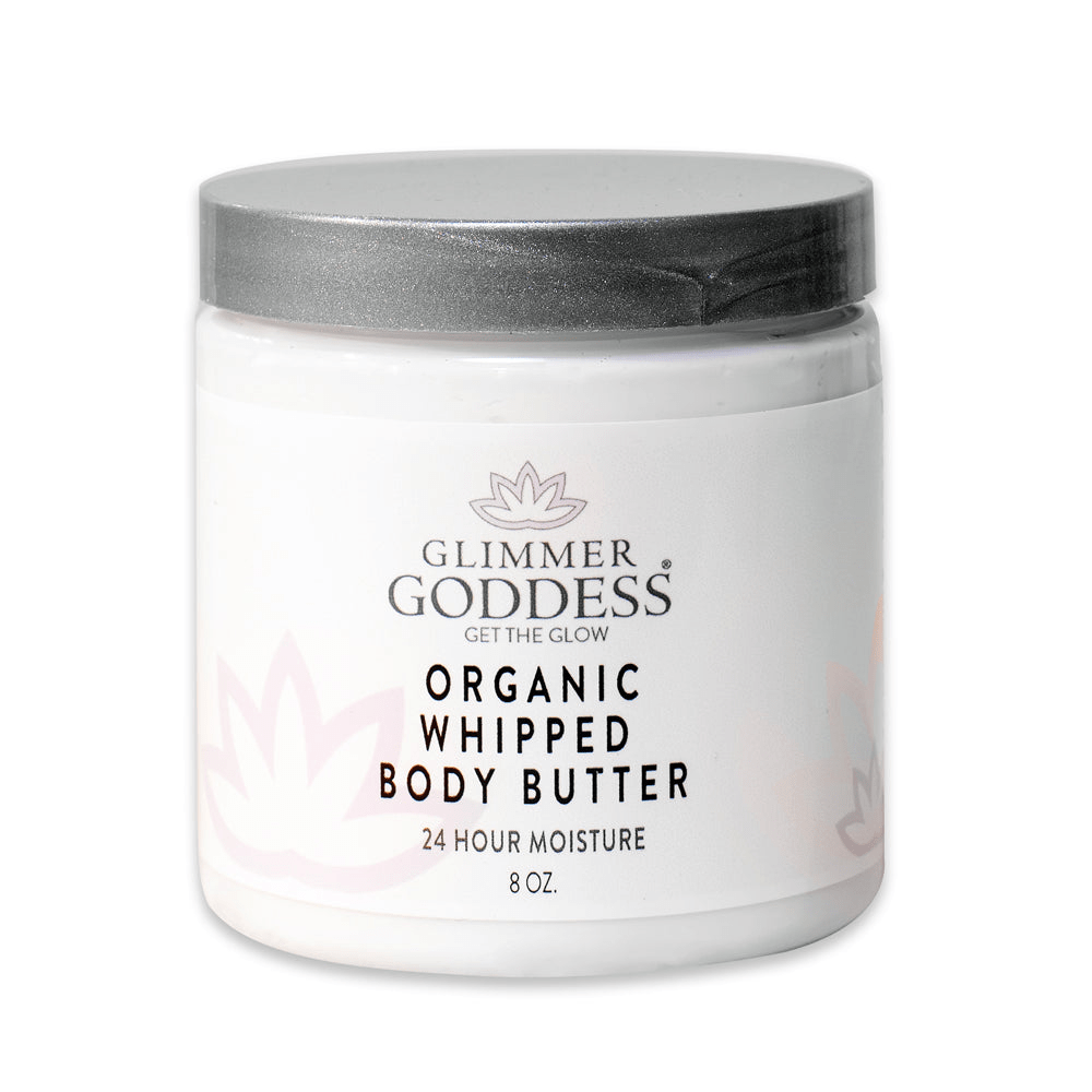 Organic Body Butter & Pink Salt Scrub Gift Set by Glimmer Goddess - GNS Beauty & Personal Care