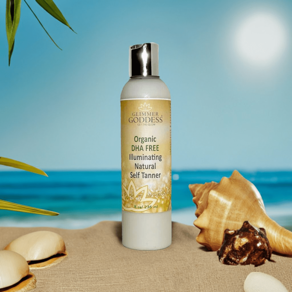 Organic DHA Free Self Tanner by Glimmer Goddess for a Natural Sun‑Kissed Glow - GNS Beauty & Personal Care