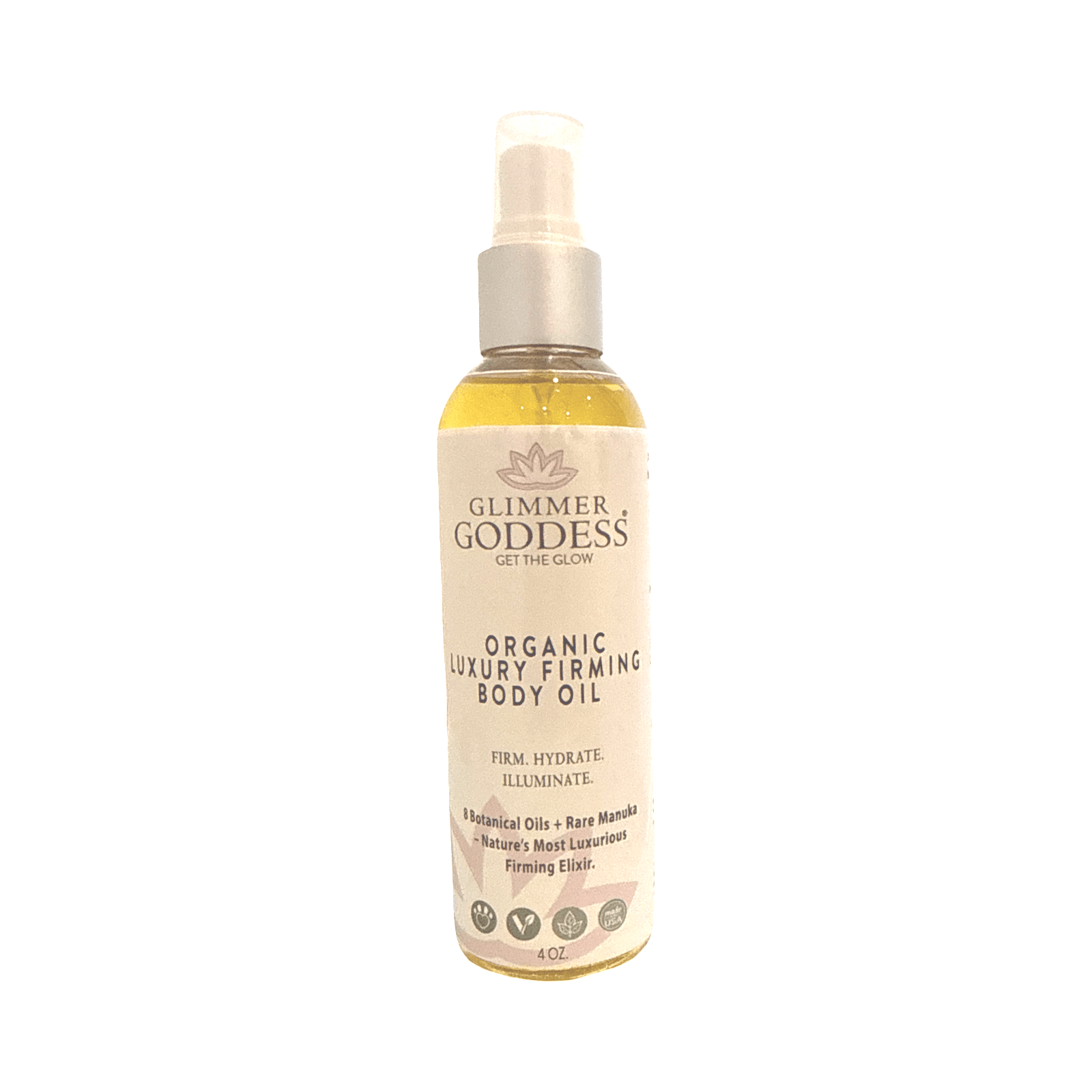 Organic Luxury Firming Body Oil – Hydrating Glow with Evening Primrose and Rosehip Oil 4 oz. - GNS Beauty & Personal Care