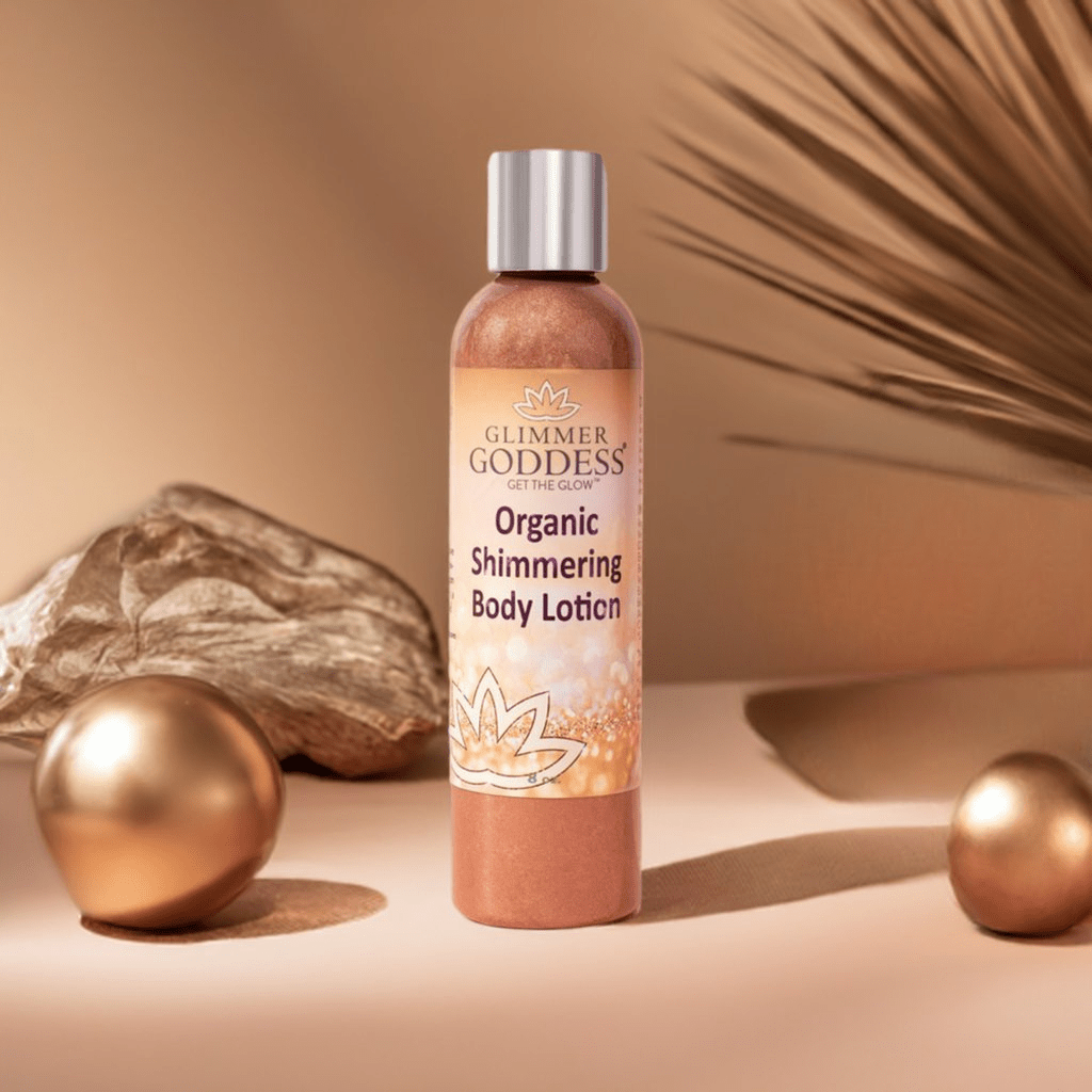 Organic Shimmer Body Lotion with Bronze Glow - GNS Beauty & Personal Care