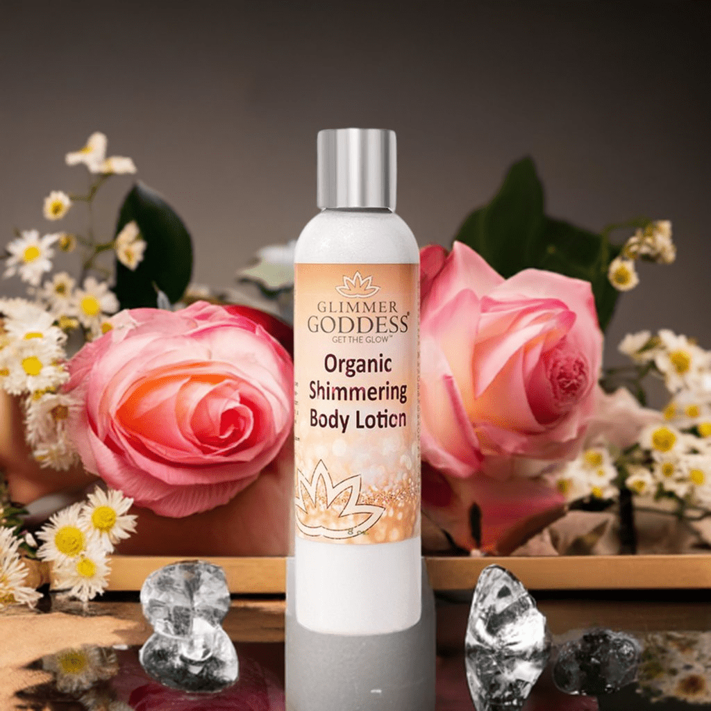 Organic Shimmer Body Lotion with Diamond Glow - GNS Beauty & Personal Care