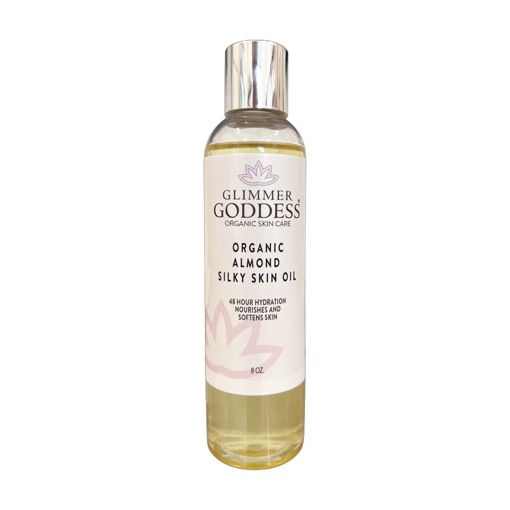Organic Sweet Almond Silky Skin Oil - 48 Hour Hydration - GNS Beauty & Personal Care
