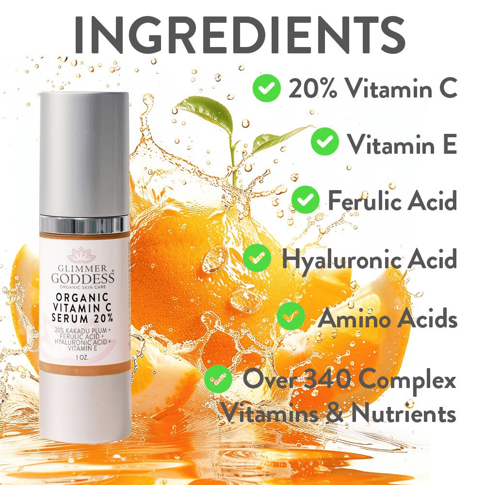Organic Vitamin C Serum 20% Firm & Glow Serum - GNS Beauty & Personal Care