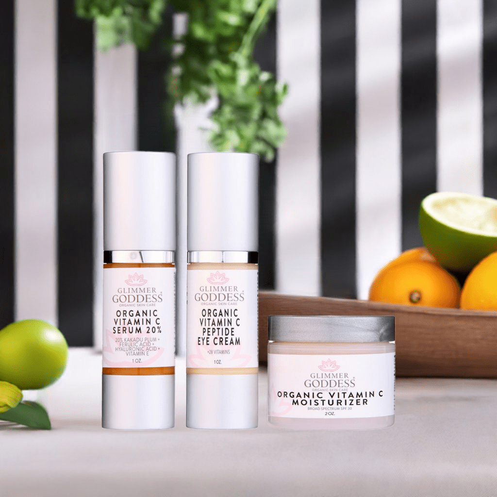 Organic Vitamin C Skincare Kit - 3 Step Anti - Aging Solution - GNS Beauty & Personal Care