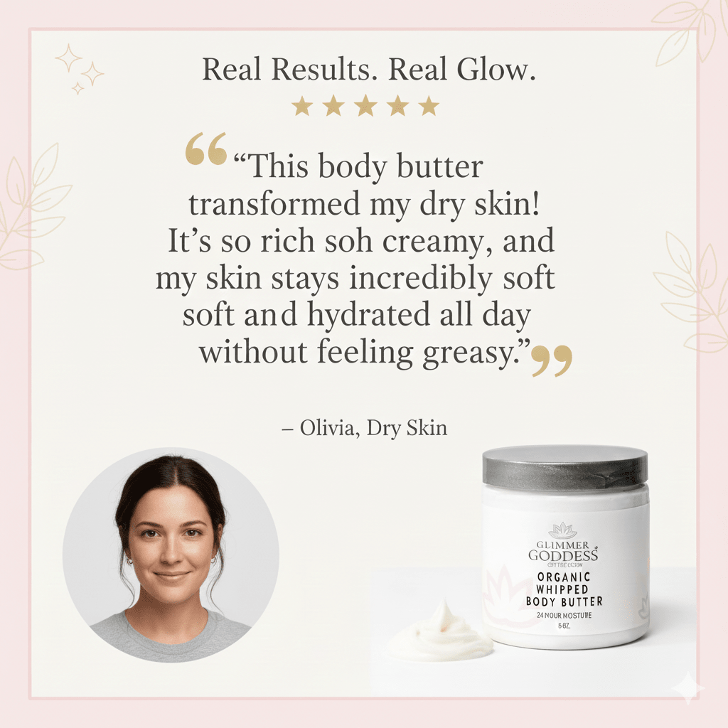 Organic Whipped Body Butter - Ethical, Deep Hydration Skincare - GNS Beauty & Personal Care