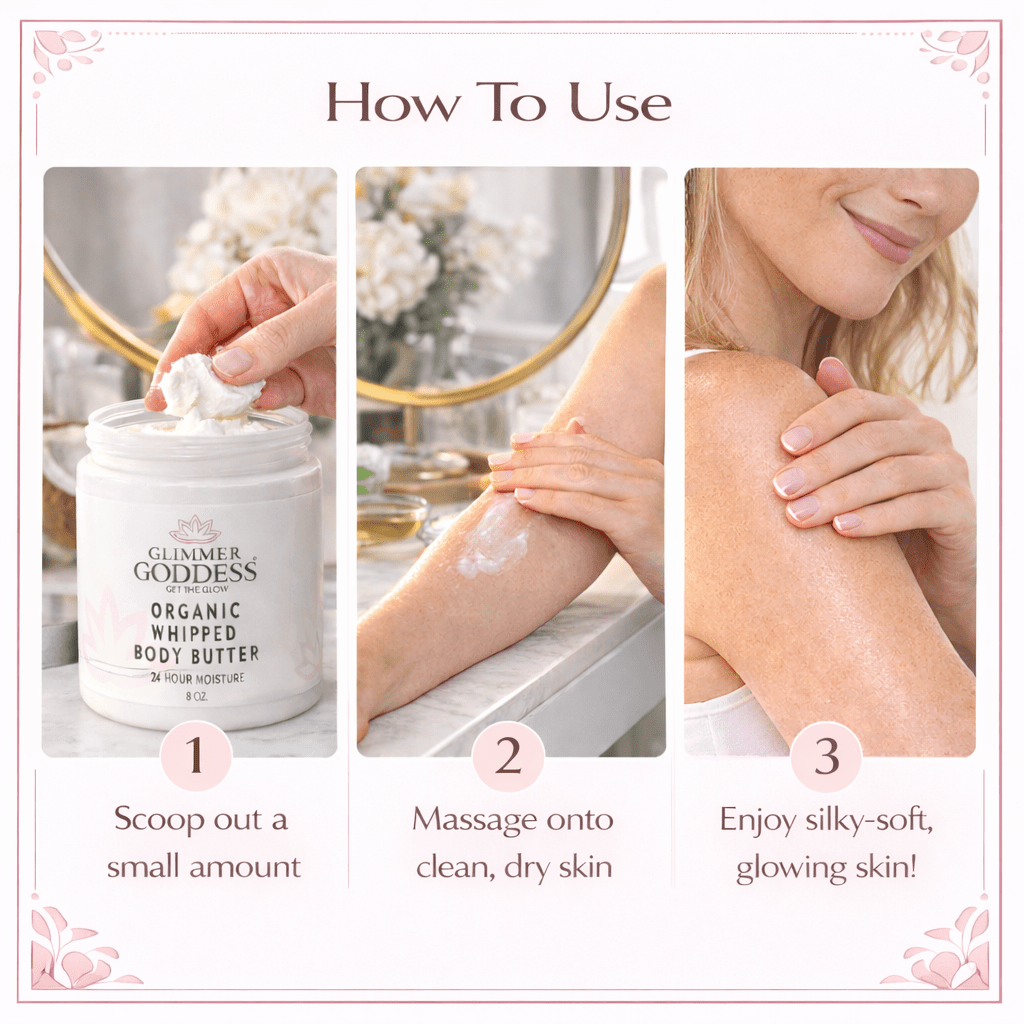 Organic Whipped Body Butter - Ethical, Deep Hydration Skincare - GNS Beauty & Personal Care