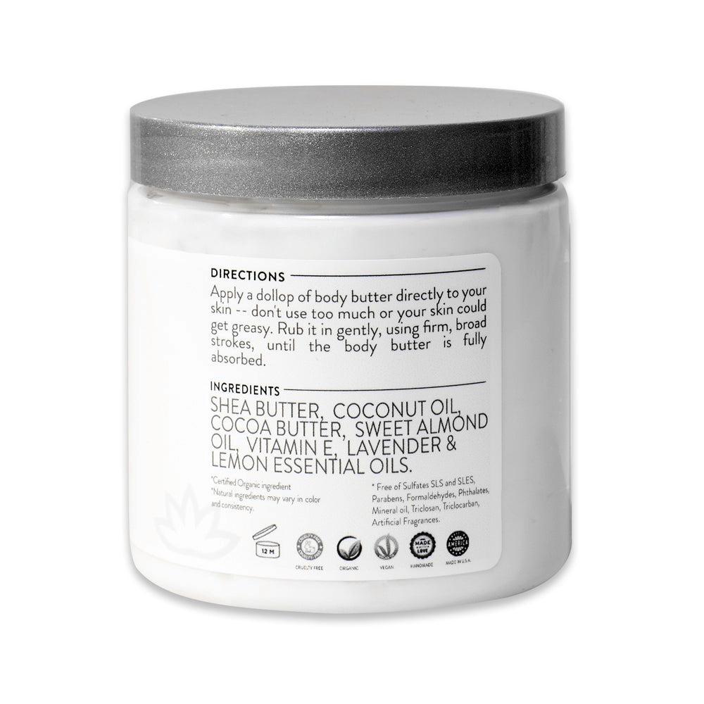 Organic Whipped Body Butter for Deep Hydration by Glimmer Goddess - GNS Beauty & Personal Care