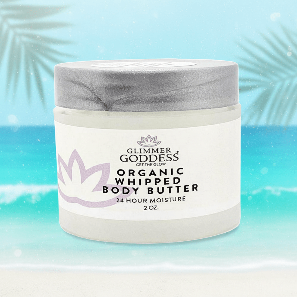 Organic Whipped Shea Body Butter - Compact Travel Size 2 oz - GNS Beauty & Personal Care