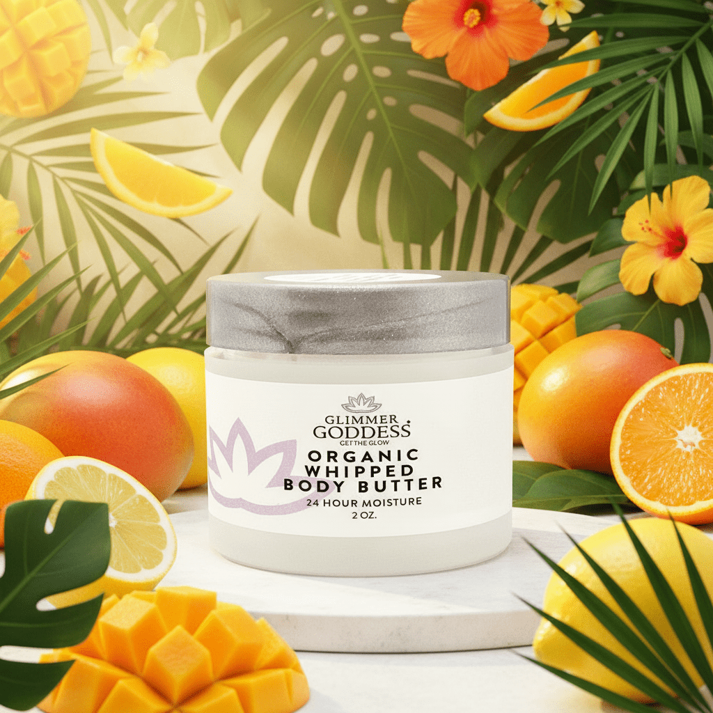 Organic Whipped Shea Body Butter - Compact Travel Size 2 oz - GNS Beauty & Personal Care