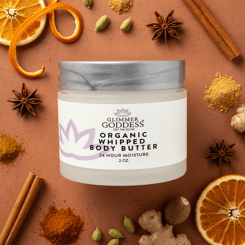 Organic Whipped Shea Body Butter - Compact Travel Size 2 oz - GNS Beauty & Personal Care