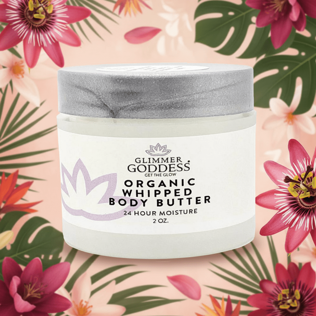 Organic Whipped Shea Body Butter - Compact Travel Size 2 oz - GNS Beauty & Personal Care