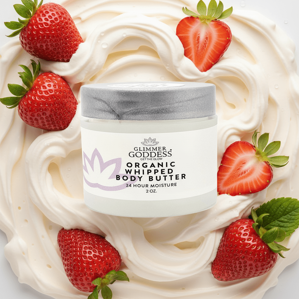 Organic Whipped Shea Body Butter - Compact Travel Size 2 oz - GNS Beauty & Personal Care