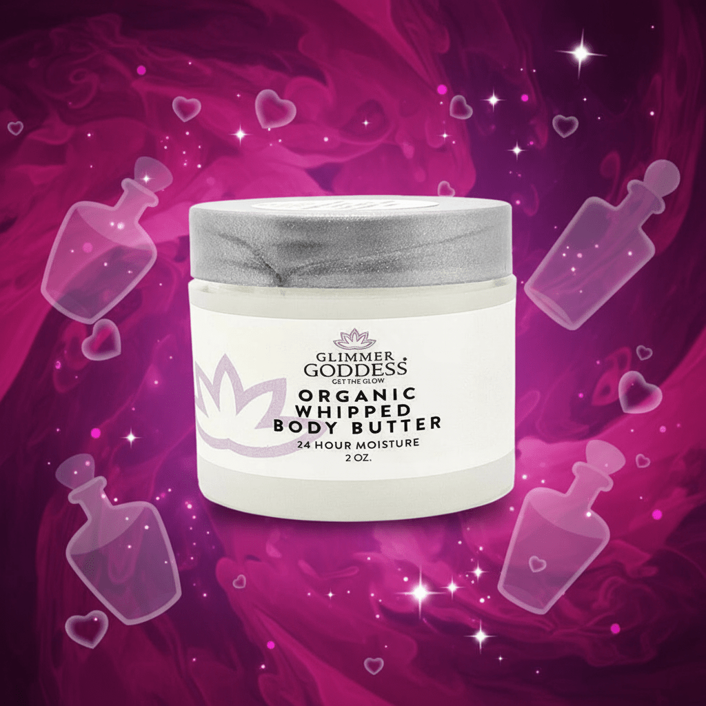 Organic Whipped Shea Body Butter - Compact Travel Size 2 oz - GNS Beauty & Personal Care