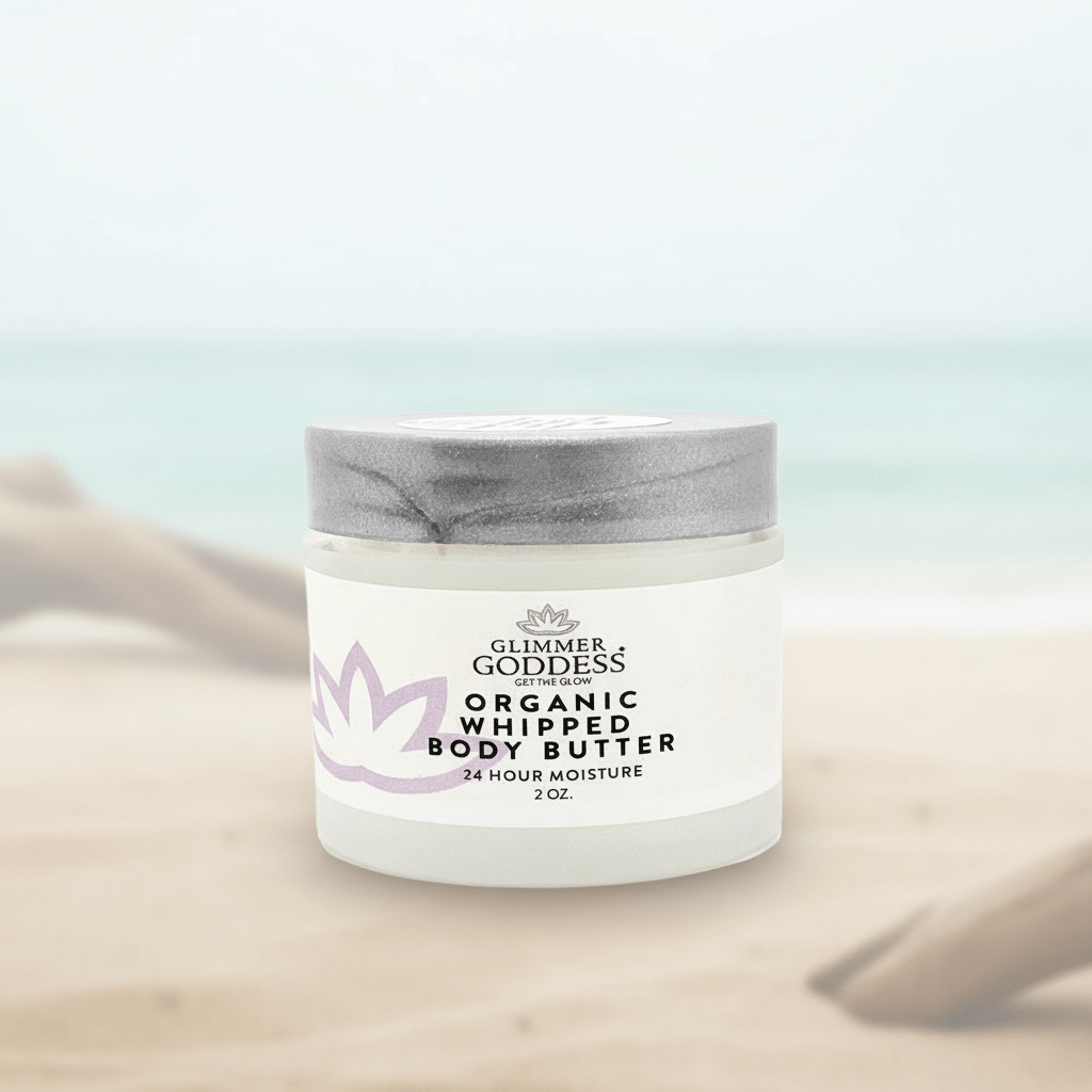 Organic Whipped Shea Body Butter - Compact Travel Size 2 oz - GNS Beauty & Personal Care