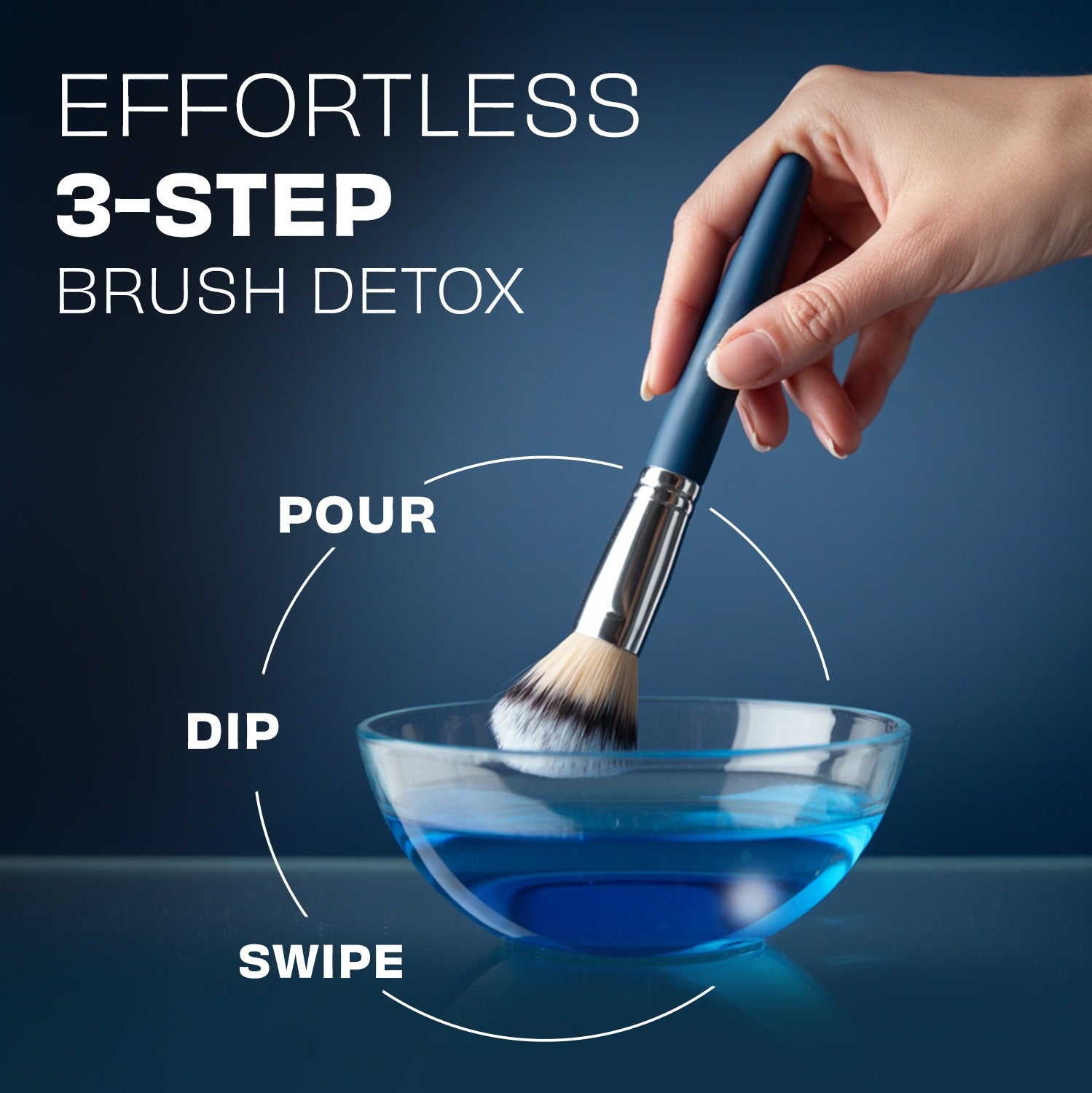 Original Makeup Brush Cleaner – No - Rinse, Quick - Dry, Deep Clean - GNS Beauty & Personal Care