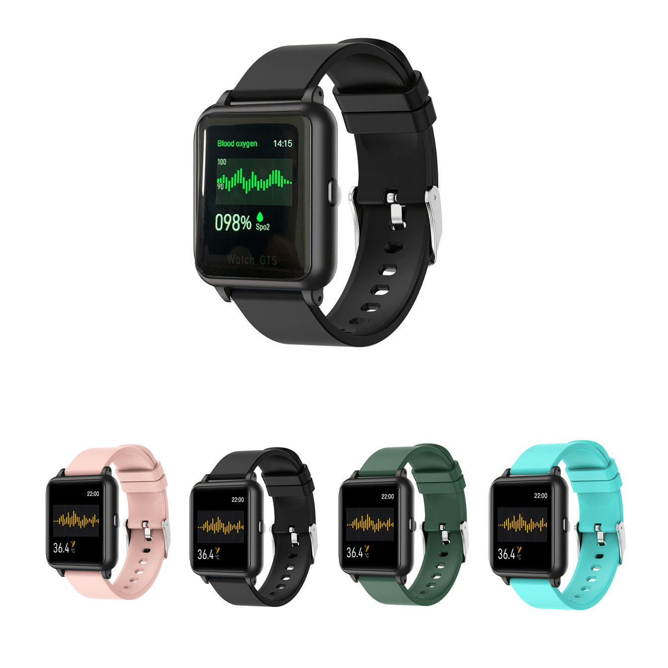 OXITEMP Smart Watch with Live Oximeter and Thermometer - GNS Beauty & Personal Care