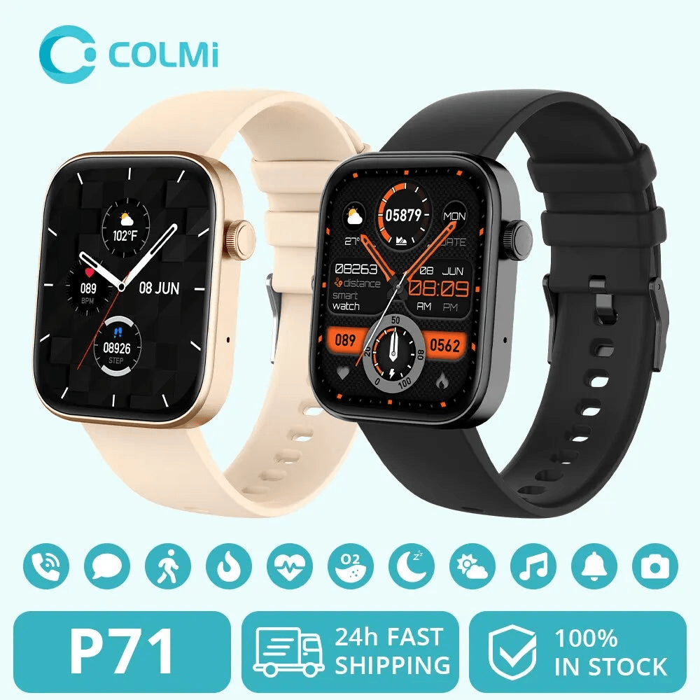 P71 ColMi Smartwatch – Multi - Variant Wearable for Kids & Adults - GNS Beauty & Personal Care