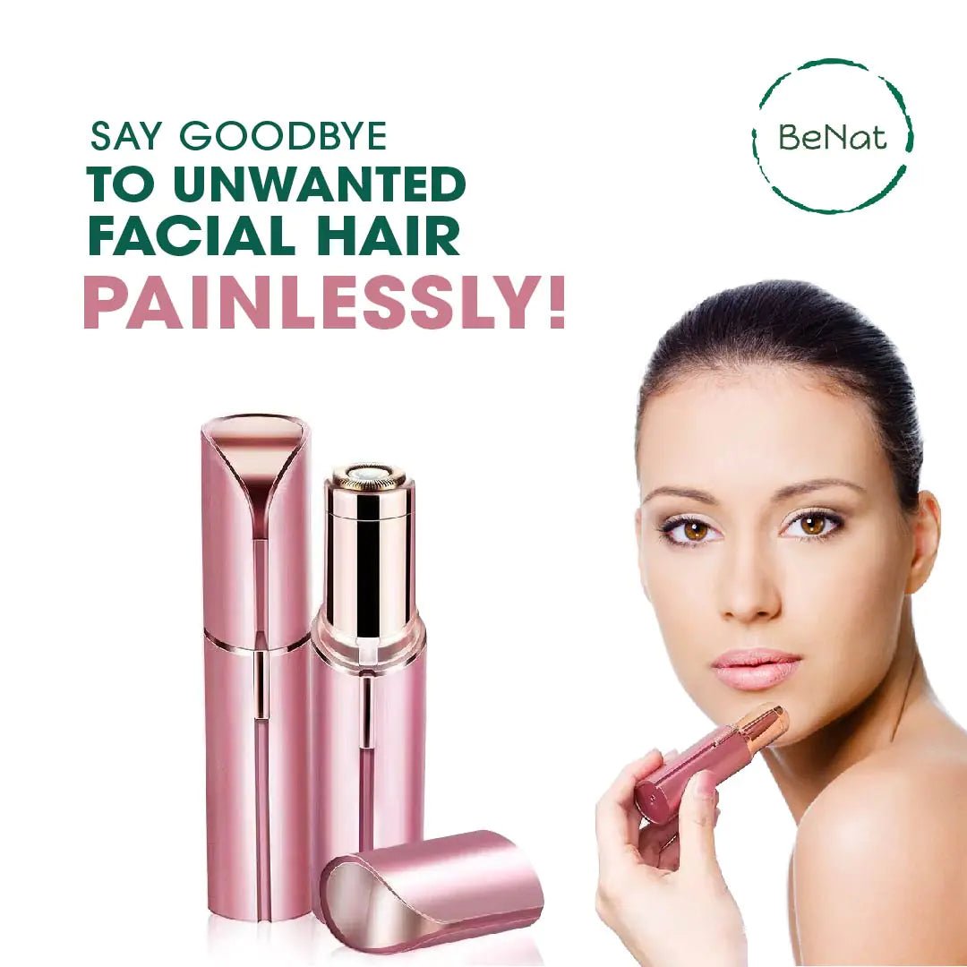 Painless Facial Hair Remover with LED Precision Light – Smooth, Gentle, & Effortless Hair Removal - GNS Beauty & Personal Care