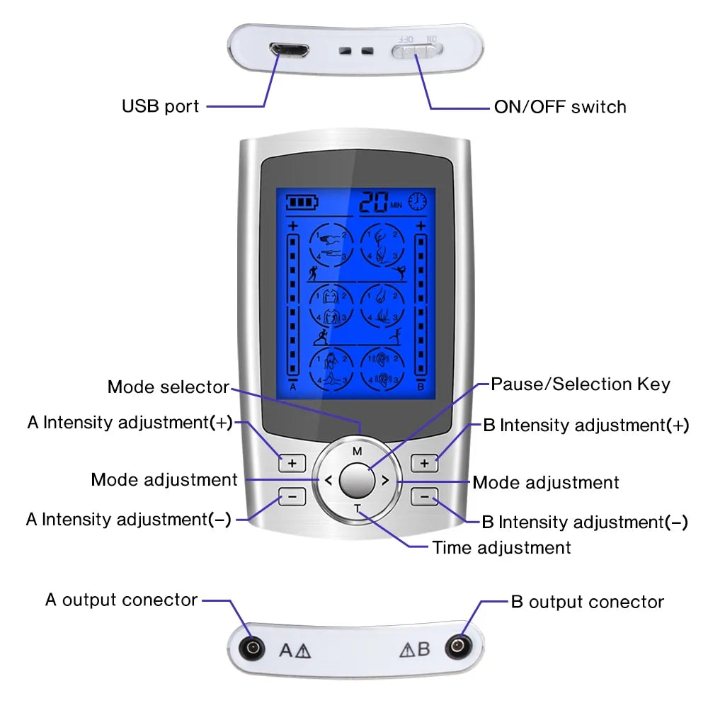 Advanced 24-Mode Body Massage Device