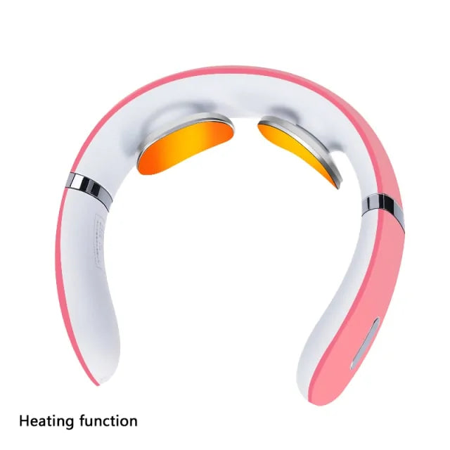 Smart Neck Massager with Adjustable Heat and Wireless Design