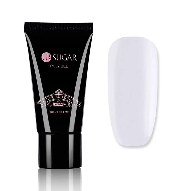PolyGel Nail Kit with Quick Building Nail Tips & Gift Clip - GNS Beauty & Personal Care