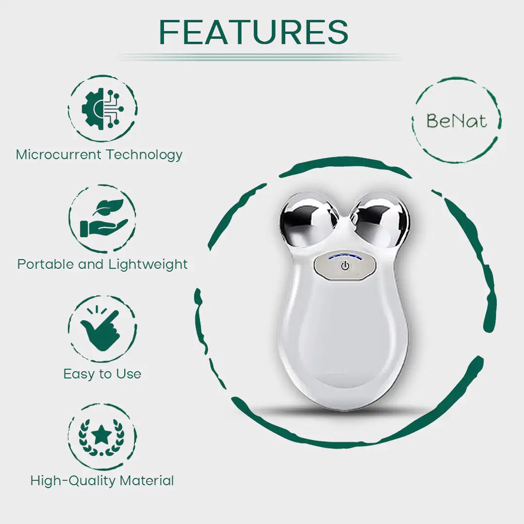 Portable Microcurrent Skin Toning Device – Elevate Your Skincare Routine with Advanced Technology - GNS Beauty & Personal Care