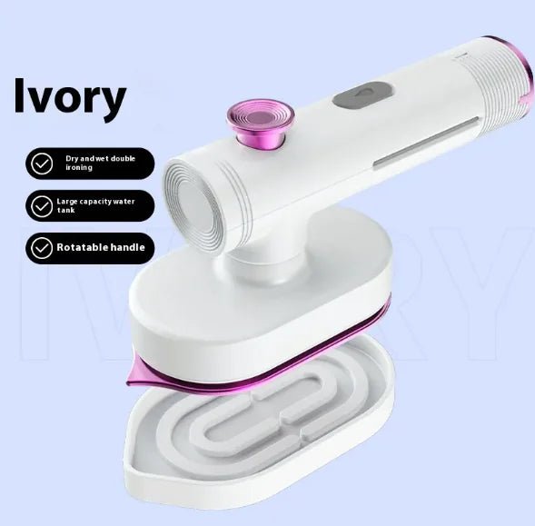 Portable Travel Garment Steamer - Dual - use & Rotating Design - GNS Beauty & Personal Care
