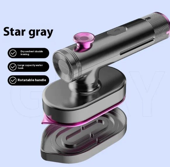 Portable Travel Garment Steamer - Dual - use & Rotating Design - GNS Beauty & Personal Care