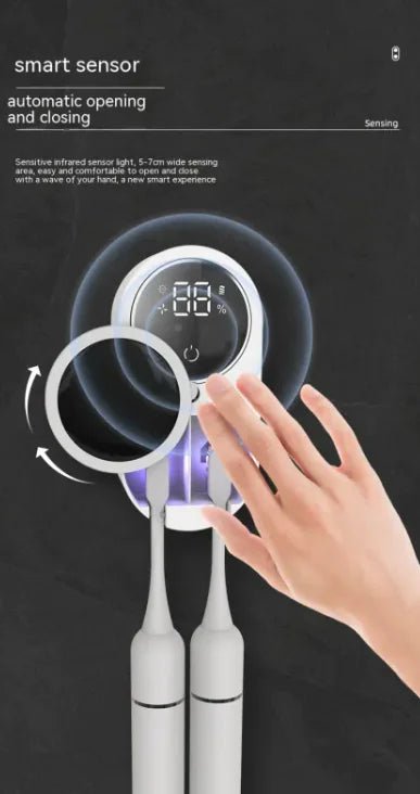 Portable UV Light Toothbrush Cleaner with Multi - Function Holder - GNS Beauty & Personal Care