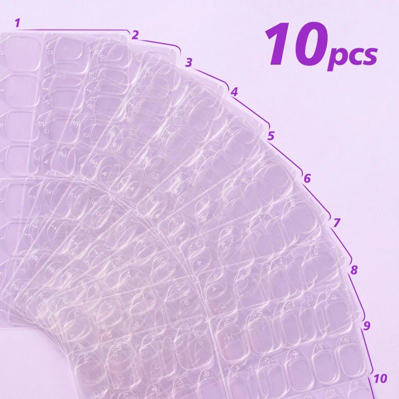 Press On Nail Adhesive Tabs | Reusable, 300 Pcs, Secure Hold - GNS Beauty & Personal Care