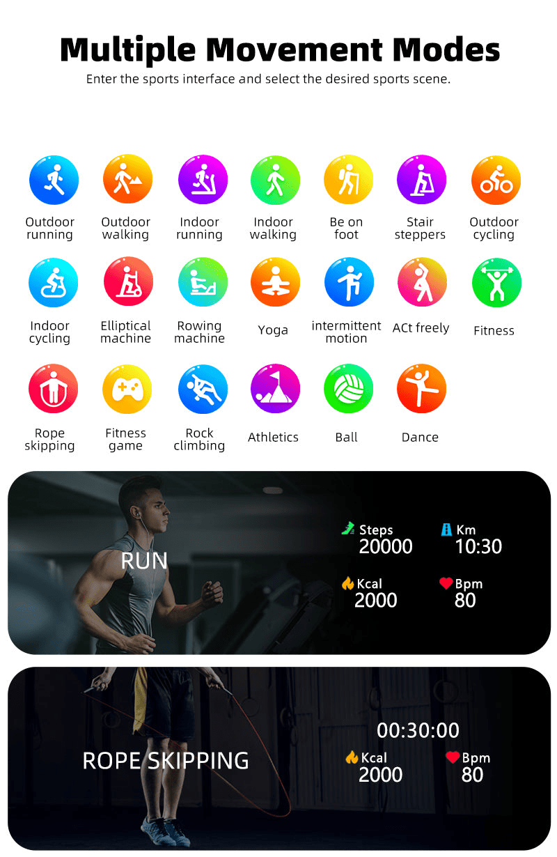 PRO FIT SOLO IP67 Waterproof Smartwatch, 1.69" OLED, Health & Fitness Tracker - GNS Beauty & Personal Care