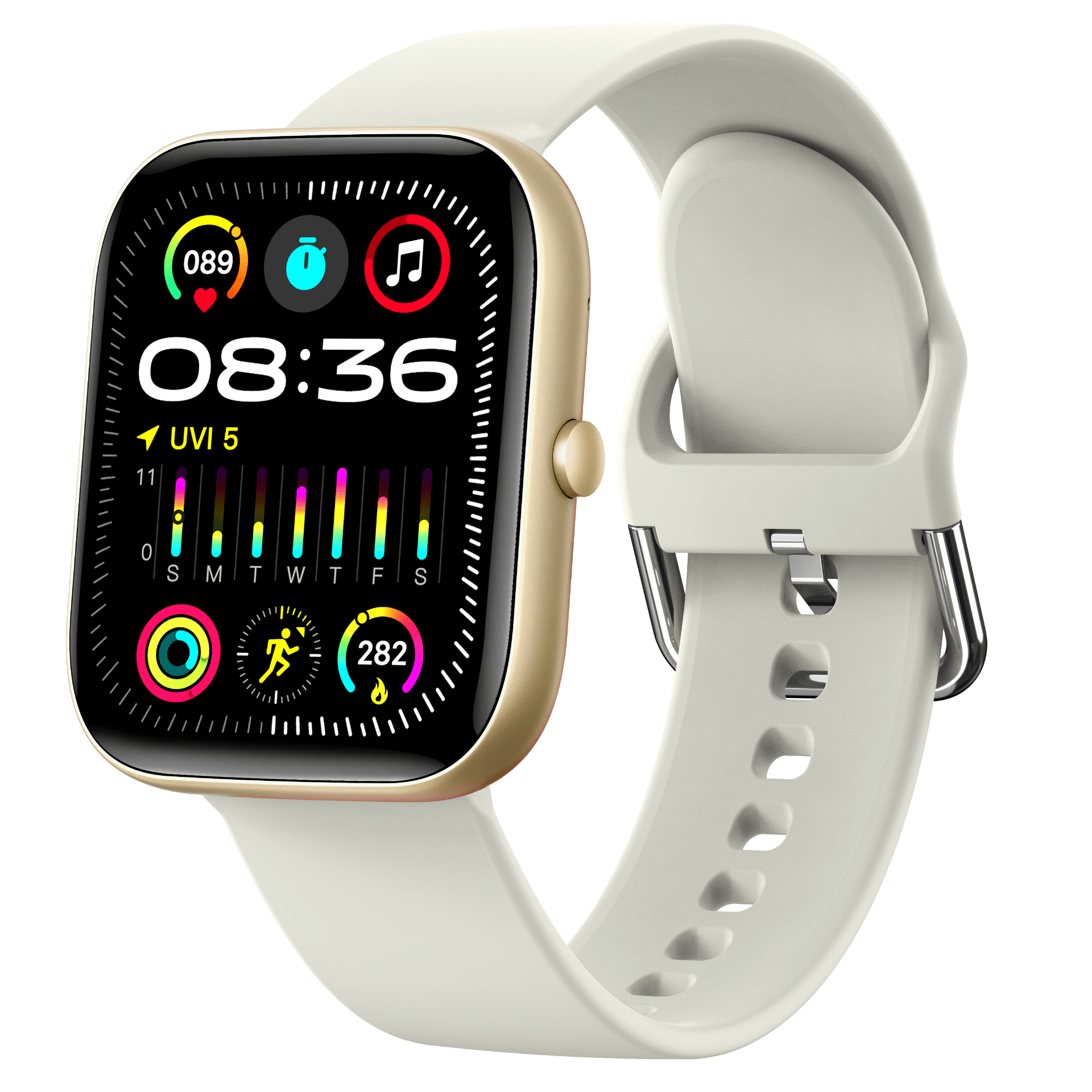 PRO FIT SOLO IP67 Waterproof Smartwatch, 1.69" OLED, Health & Fitness Tracker - GNS Beauty & Personal Care