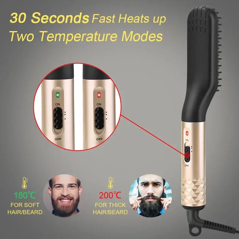 Professional Beard Straightener – Precision & Style for the Modern Gentleman - GNS Beauty & Personal Care