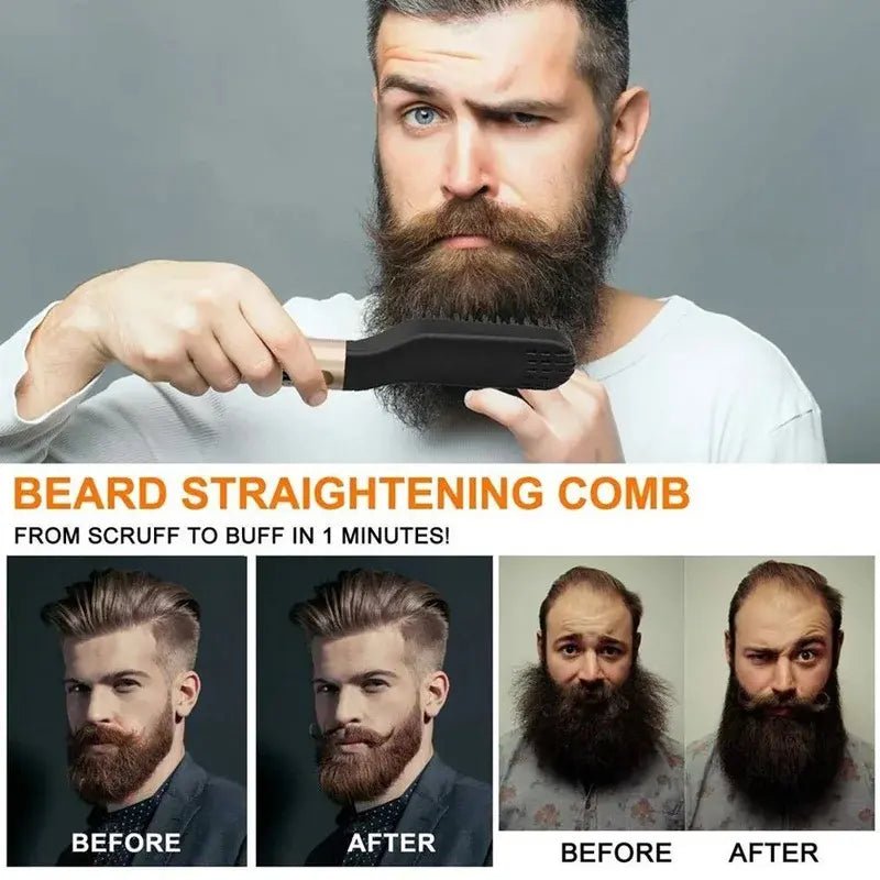 Professional Beard Straightener – Precision & Style for the Modern Gentleman - GNS Beauty & Personal Care