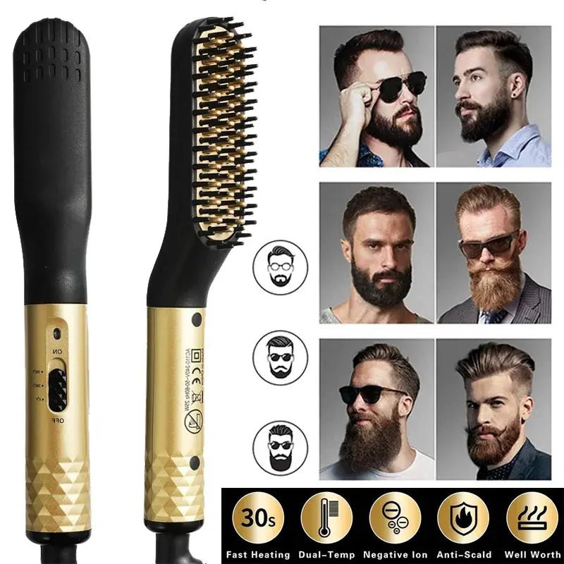 Professional Beard Straightener – Precision & Style for the Modern Gentleman - GNS Beauty & Personal Care