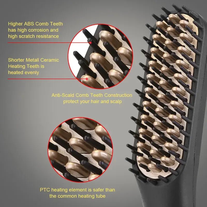 Professional Beard Straightener – Precision & Style for the Modern Gentleman - GNS Beauty & Personal Care