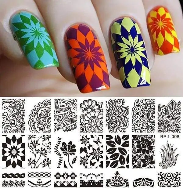 Salon Quality Flower Nail Stickers