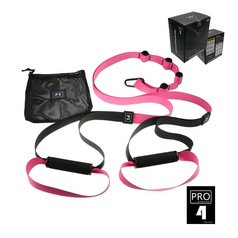 Adjustable Fitness Bands Set: 1100 lbs Full-Body Workout Companion