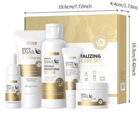 Radiant Skin Snail Skincare Set – Nourish, Repair &amp; Hydrate for a Healthy Glow - GNS Beauty & Personal Care